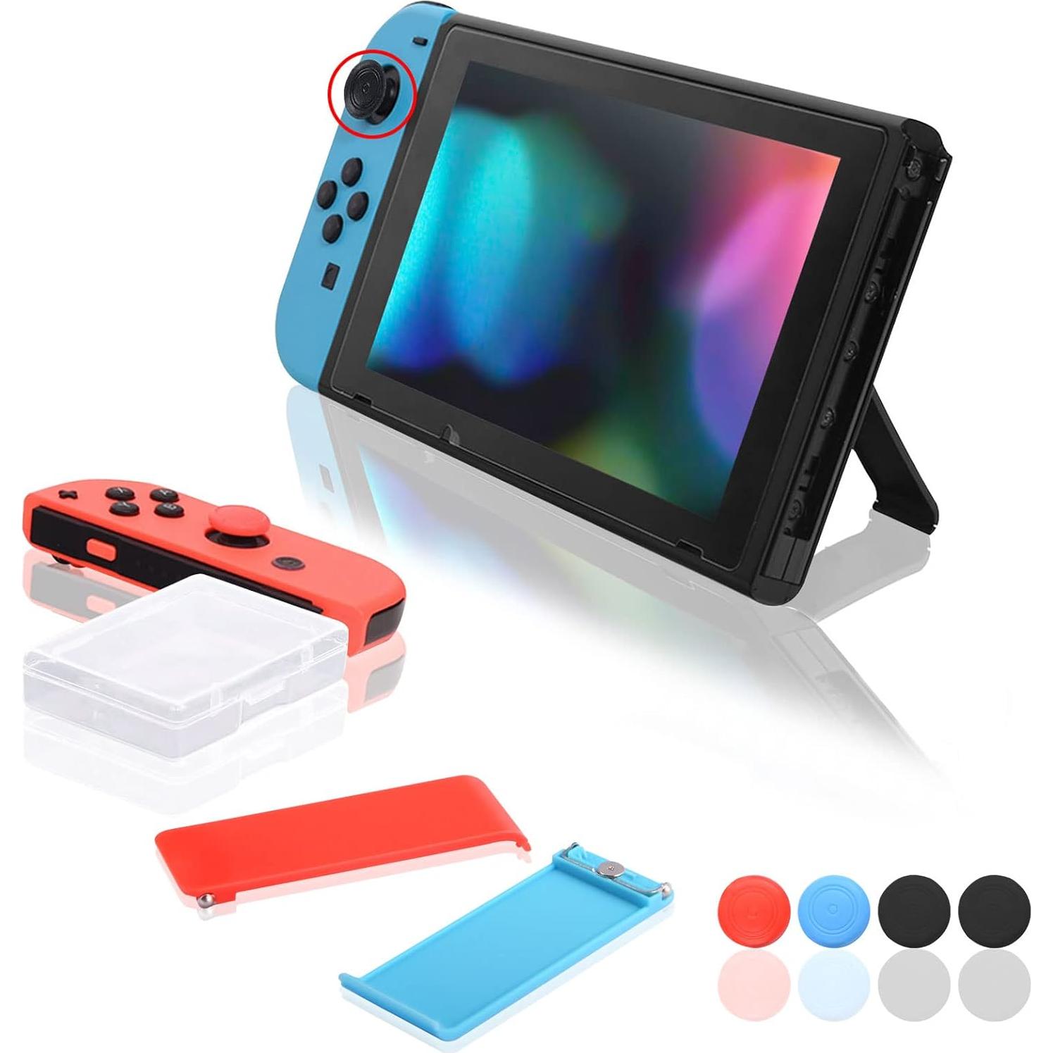 Soporte LONANDY para Nintendo Switch + 2 Empuñaduras