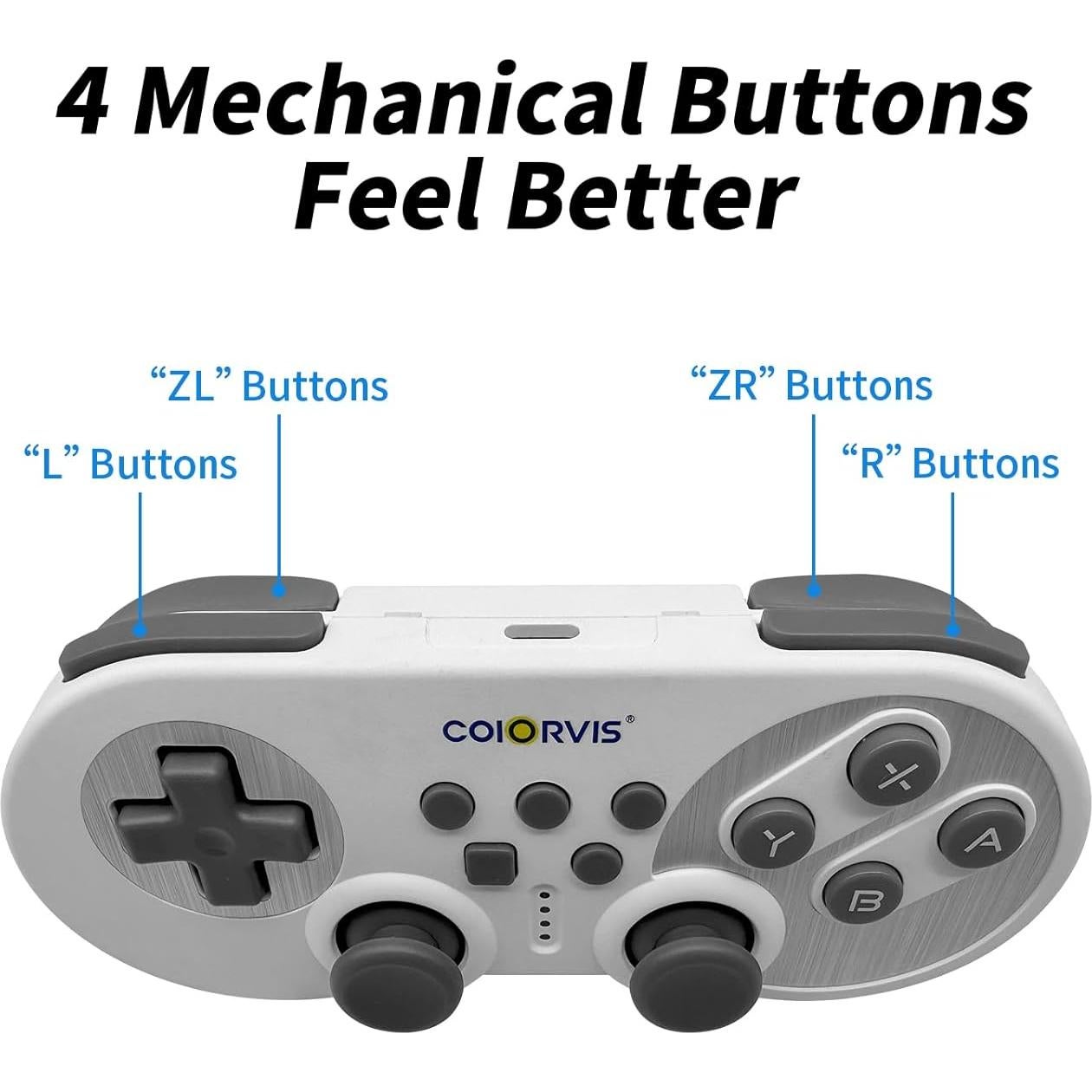 Controlador Inalámbrico COIORVIS Pro para Switch y PC