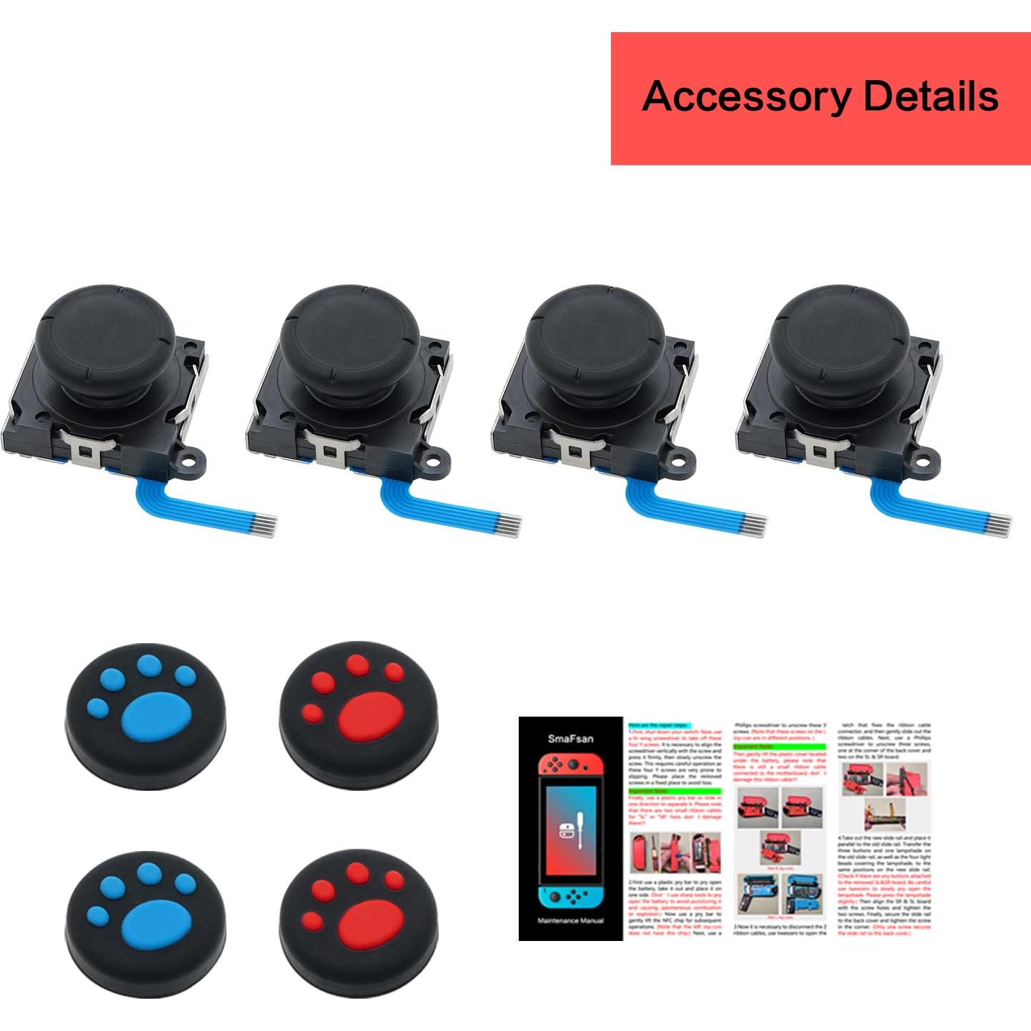 Kit Reparación Joystick SmaFsan para Nintendo Switch