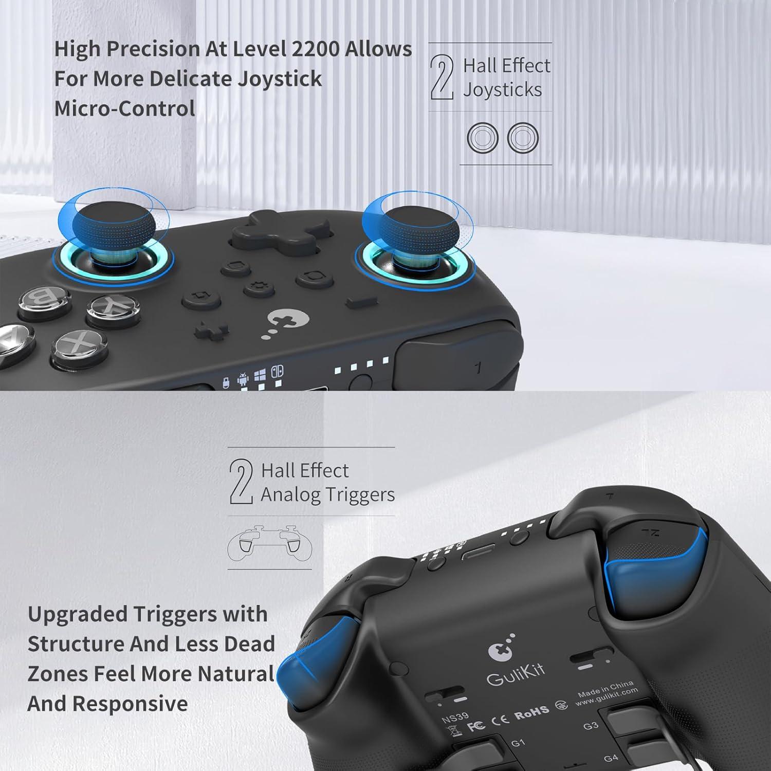 Controlador Gulikit KK3 Max para Nintendo Switch Inalámbrico