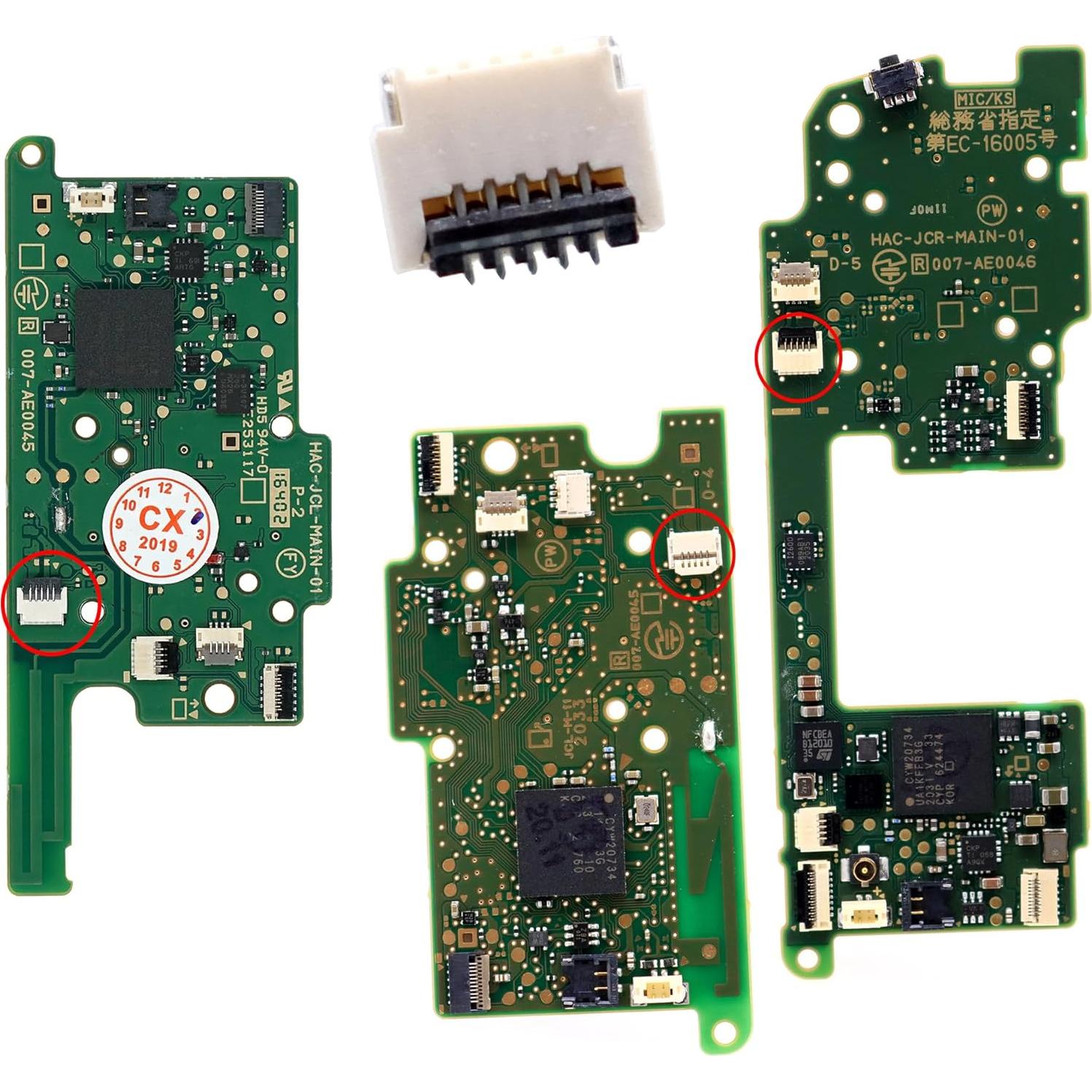 Conector de Socket FPC 5 Pines Deal4GO para Joycon Switch