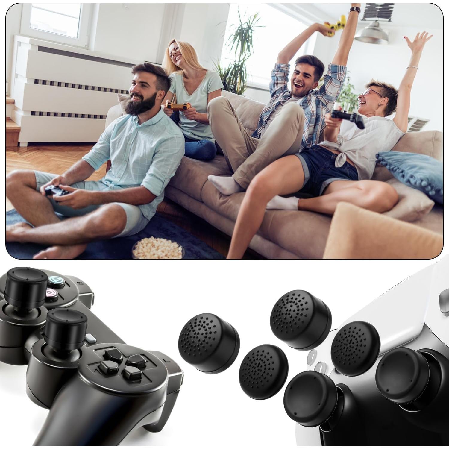 8 Tapas de Agarre para Pulgar PEUTIER para Joystick PS5/PS4