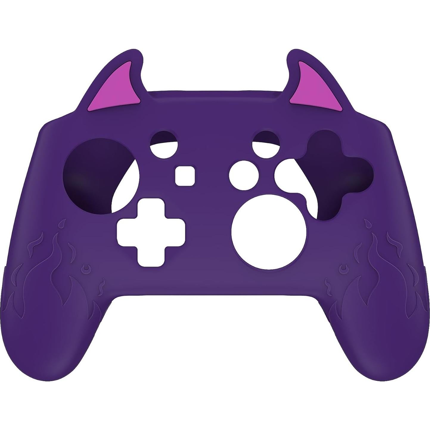 Funda de Silicona PlayVital para Controlador Pro Switch Morado