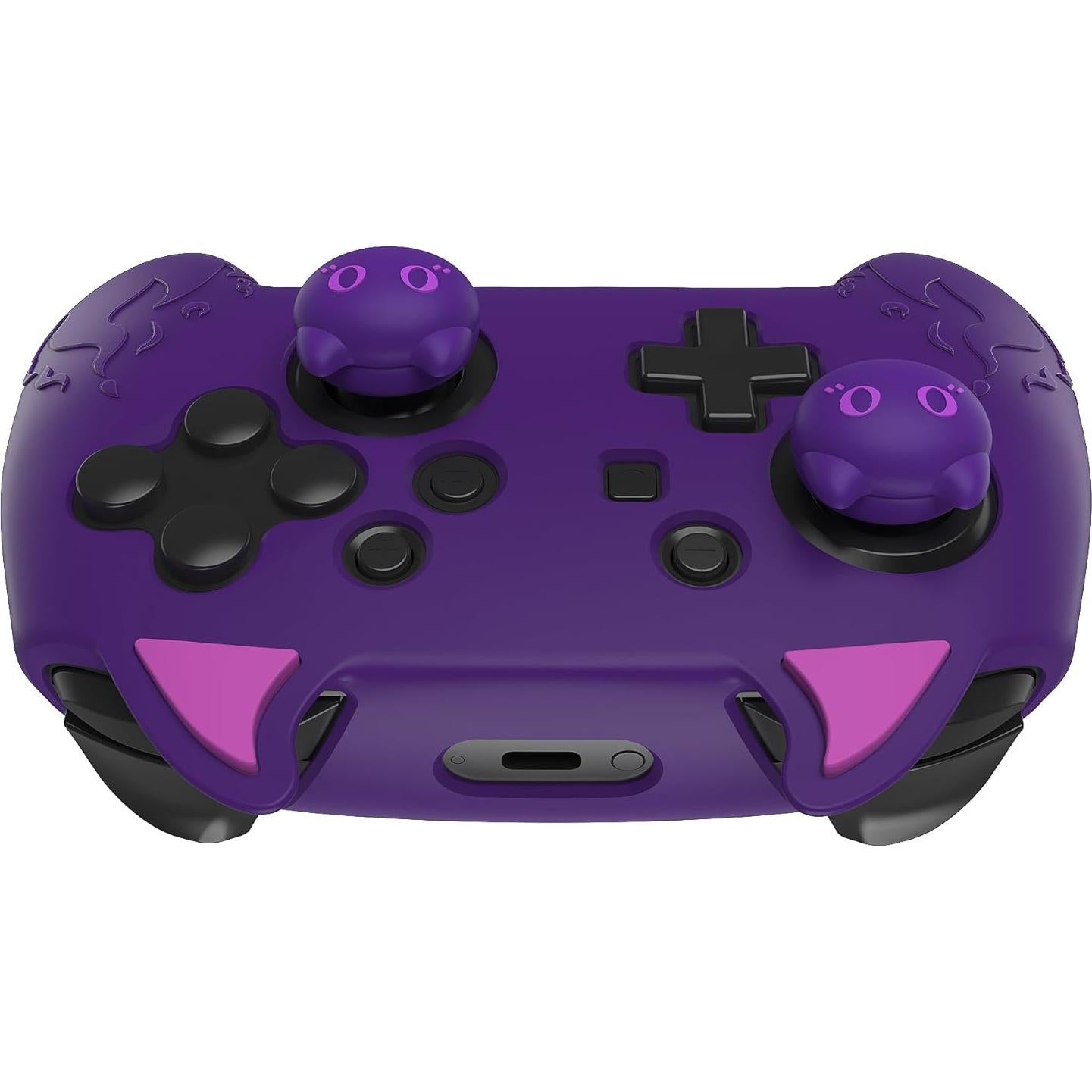 Funda de Silicona PlayVital para Controlador Pro Switch Morado