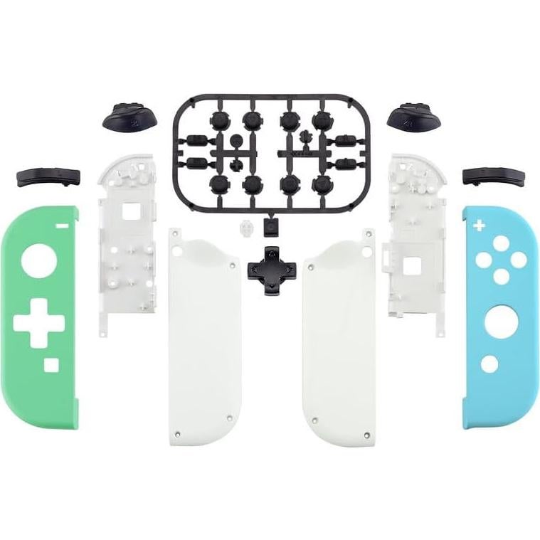 Carcasa DIY eXtremeRate para Joycon Nintendo Switch Verde Menta
