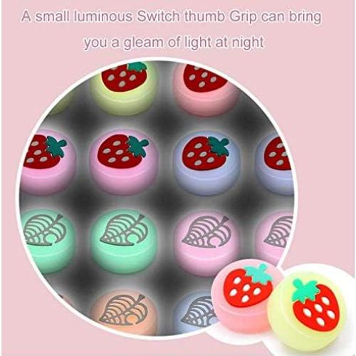 Tapas de agarre luminosas Guanximaoyi para Joy-Con Switch Lite