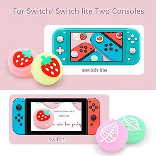 Tapas de agarre luminosas Guanximaoyi para Joy-Con Switch Lite