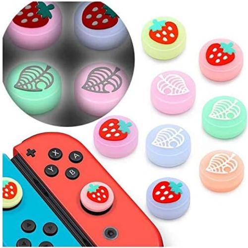 Tapas de agarre luminosas Guanximaoyi para Joy-Con Switch Lite