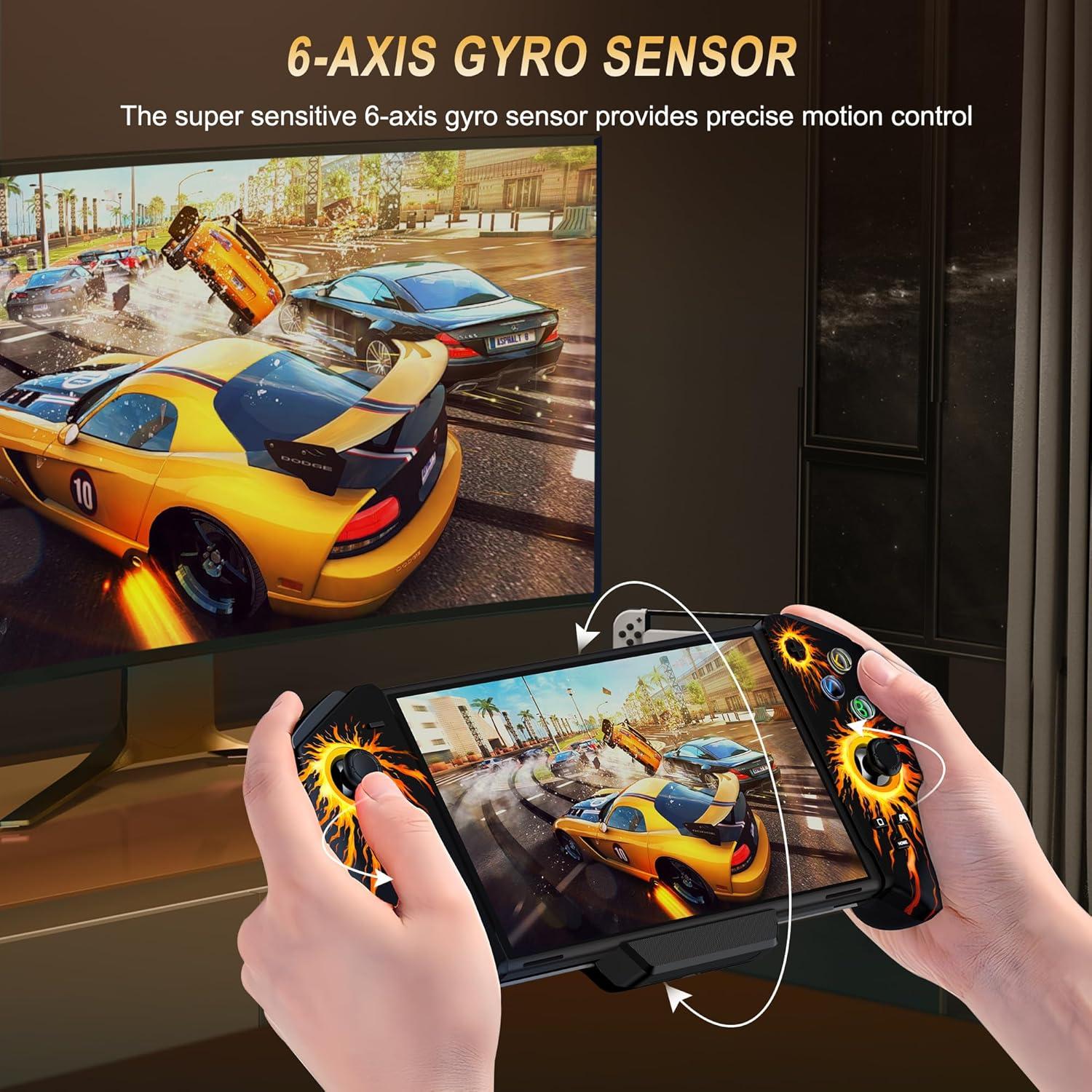 Controlador Joypad AXYBCOOL para Nintendo Switch con Turbo