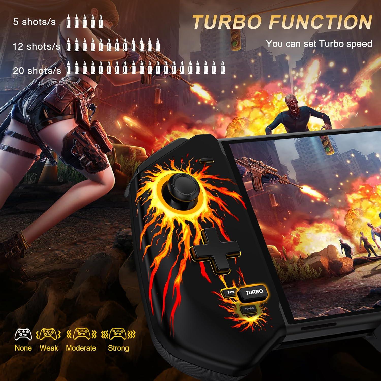 Controlador Joypad AXYBCOOL para Nintendo Switch con Turbo