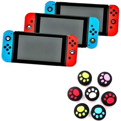 2 Tapas Silicona Joystick Ambertown Rojo para Switch Lite