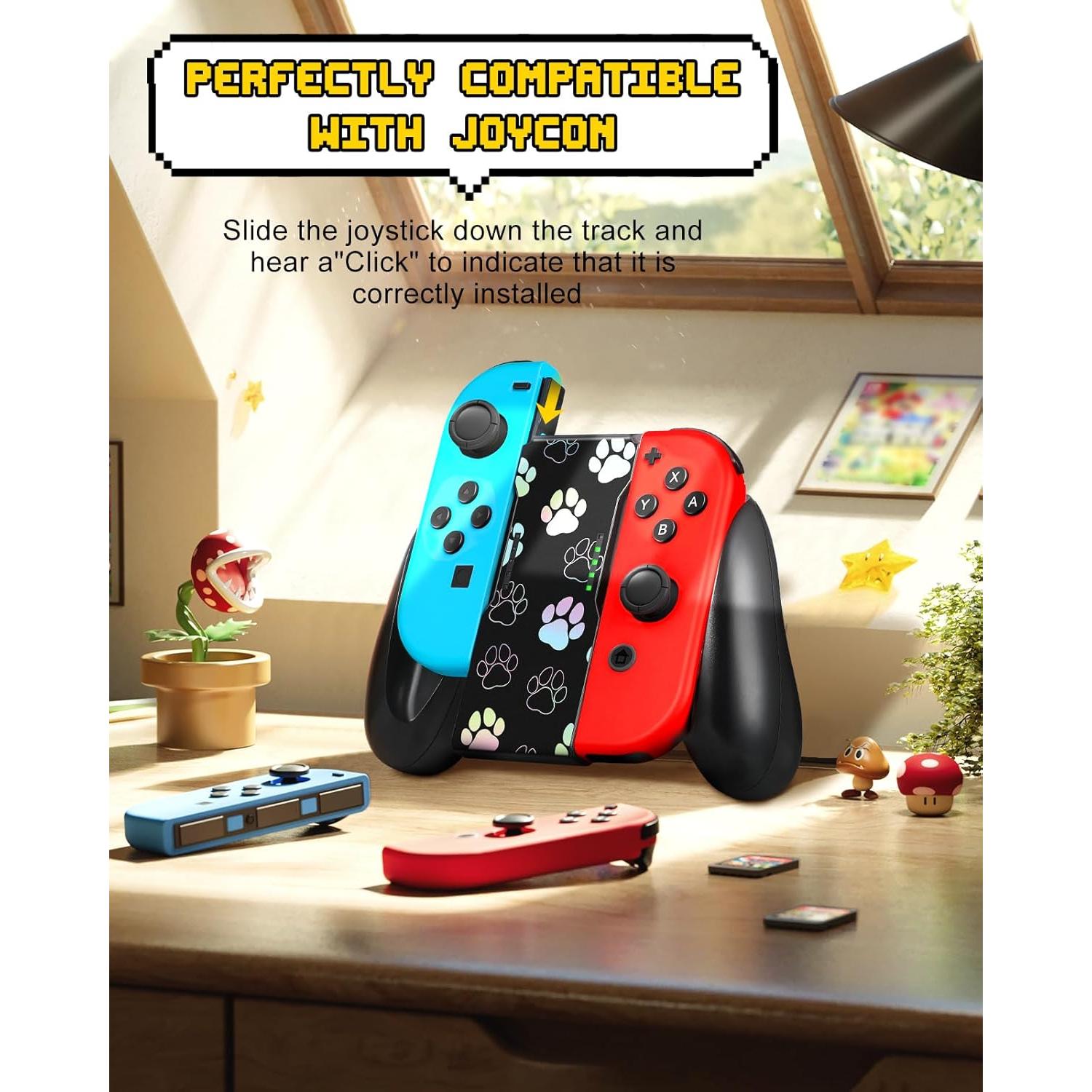 Agarre Joy-Con Lotadilo para Nintendo Switch - Diseño Huella