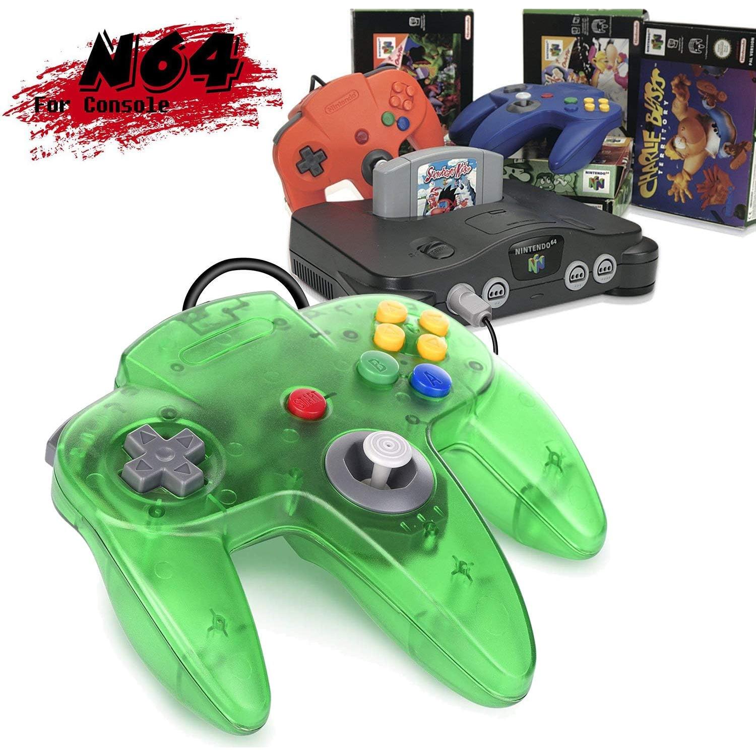 Paquete 2 Controladores N64 miadore con Cable 1.8m