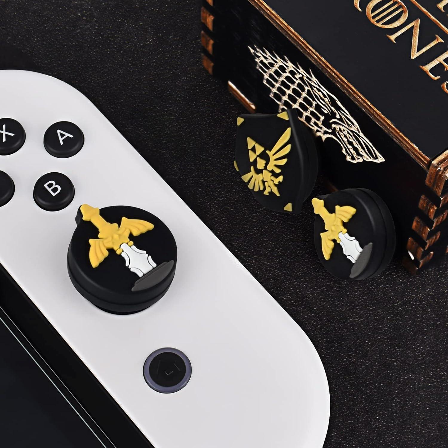 Tapas de Joystick DLseego para Switch y Switch Lite - Negro