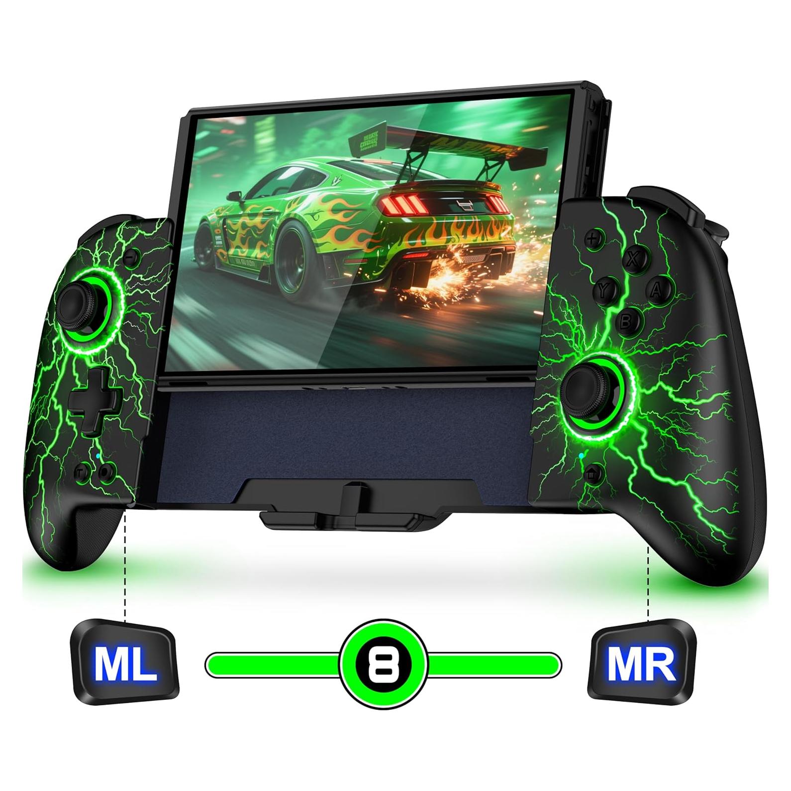 Controlador Nintendo Switch Joypad NinABXY Efecto Hall Ergonómico