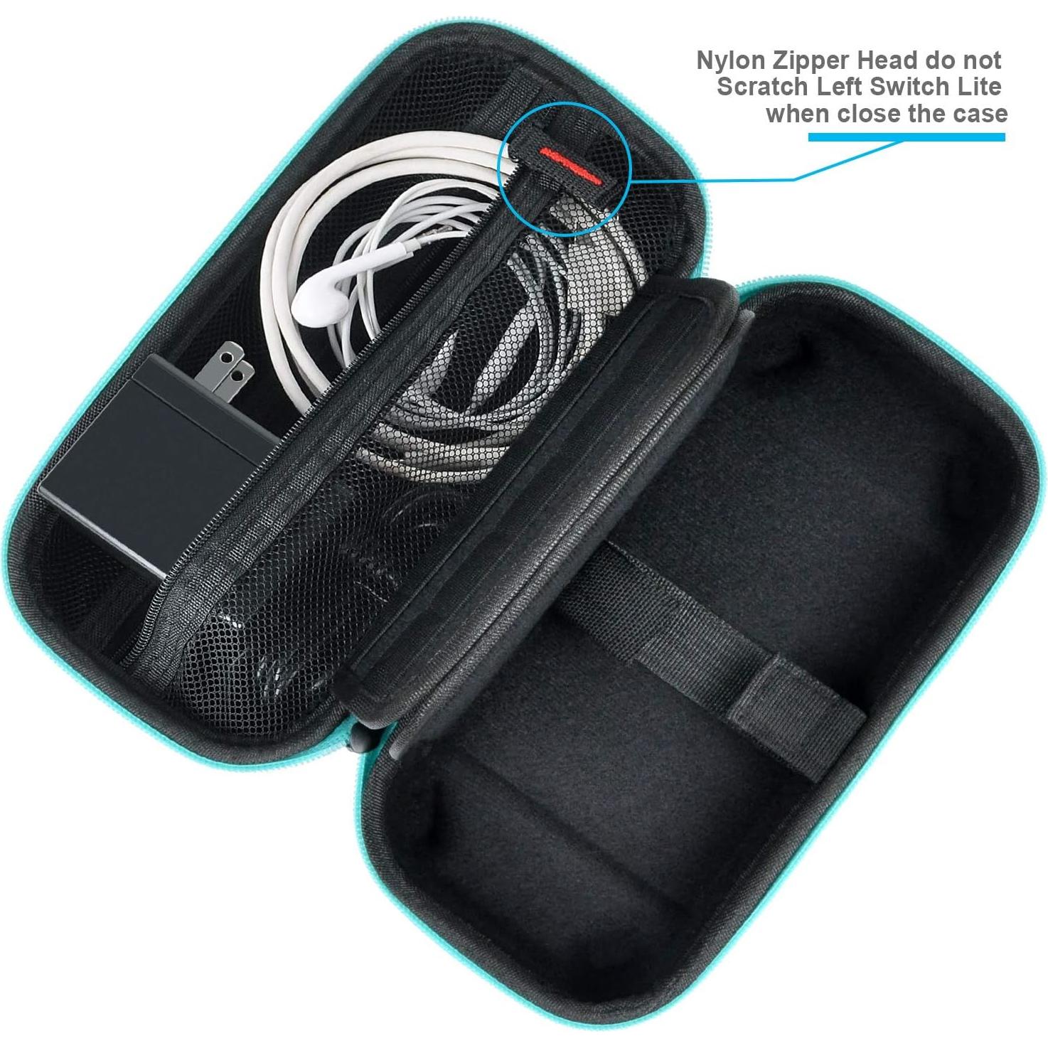 Funda Daydayup para Nintendo Switch Lite Turquesa con Accesorios