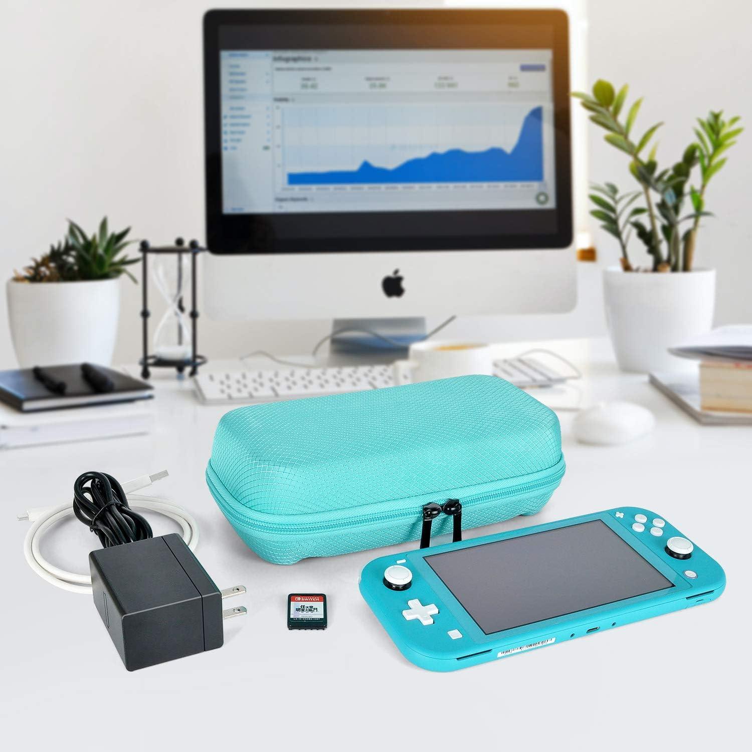 Funda Daydayup para Nintendo Switch Lite Turquesa con Accesorios