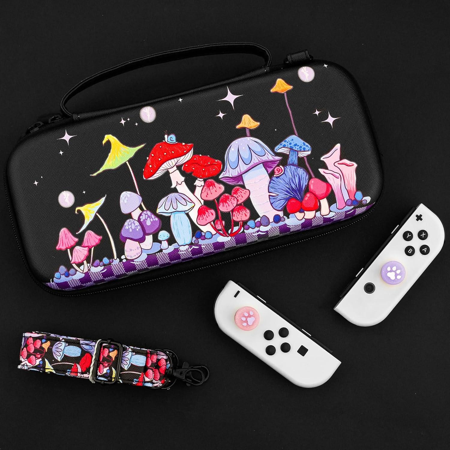 Funda de Transporte PAWDIARY para Nintendo Switch Negra