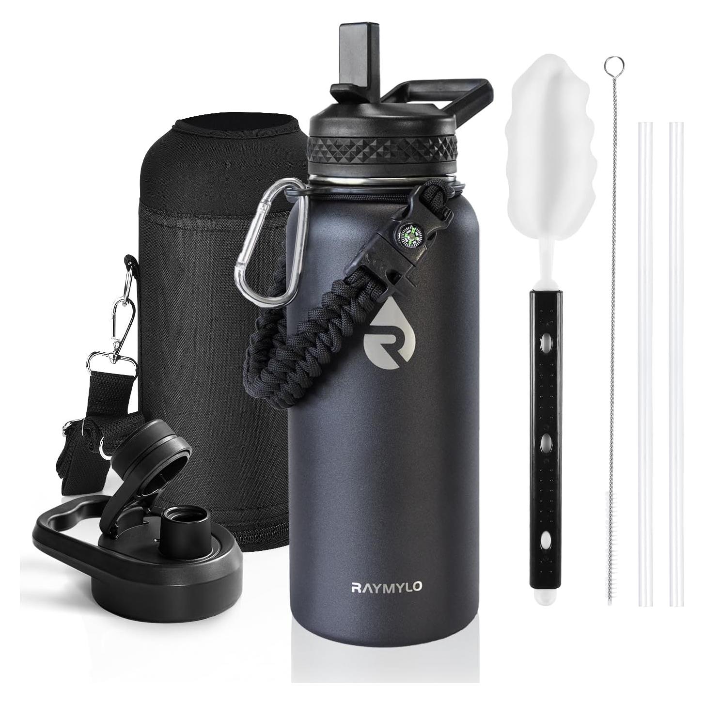 Botella de Agua Aislada RAYMYLO 0.91L Acero Inoxidable