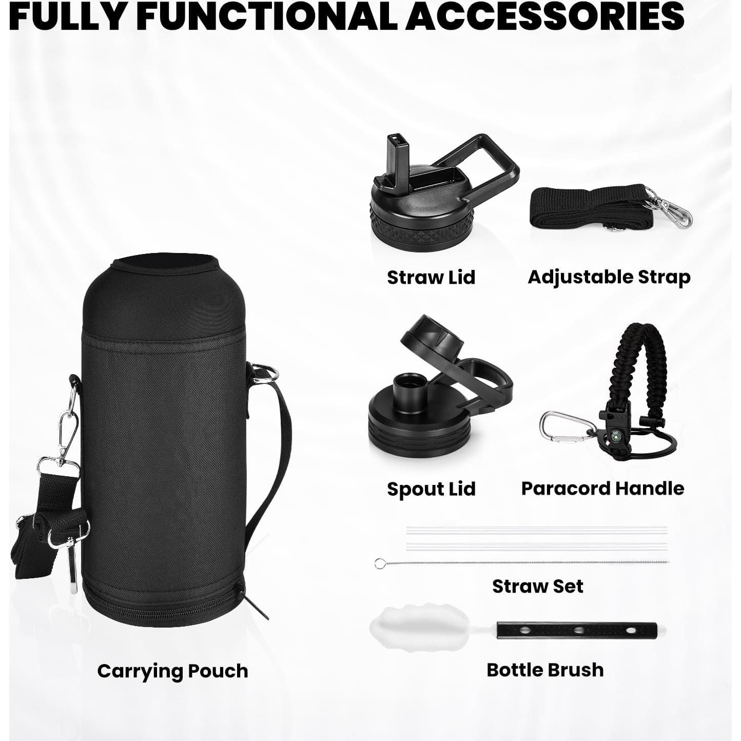 Botella de Agua Aislada RAYMYLO 0.91L Acero Inoxidable