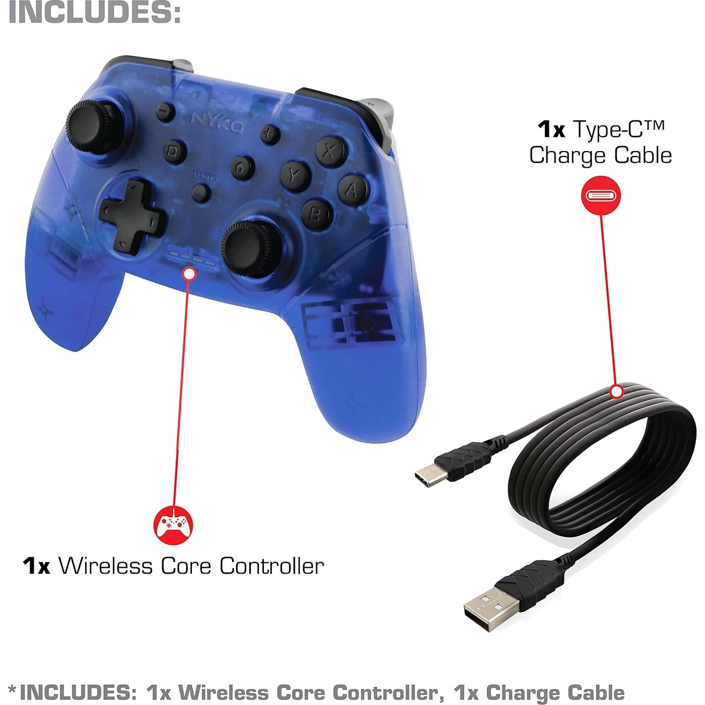 Controlador Inalámbrico Nyko para Nintendo Switch - Azul