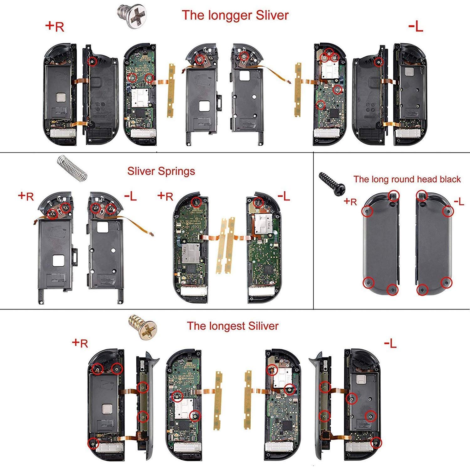Juego de Botones Reemplazo Joycon Nintendo Switch Extremerate