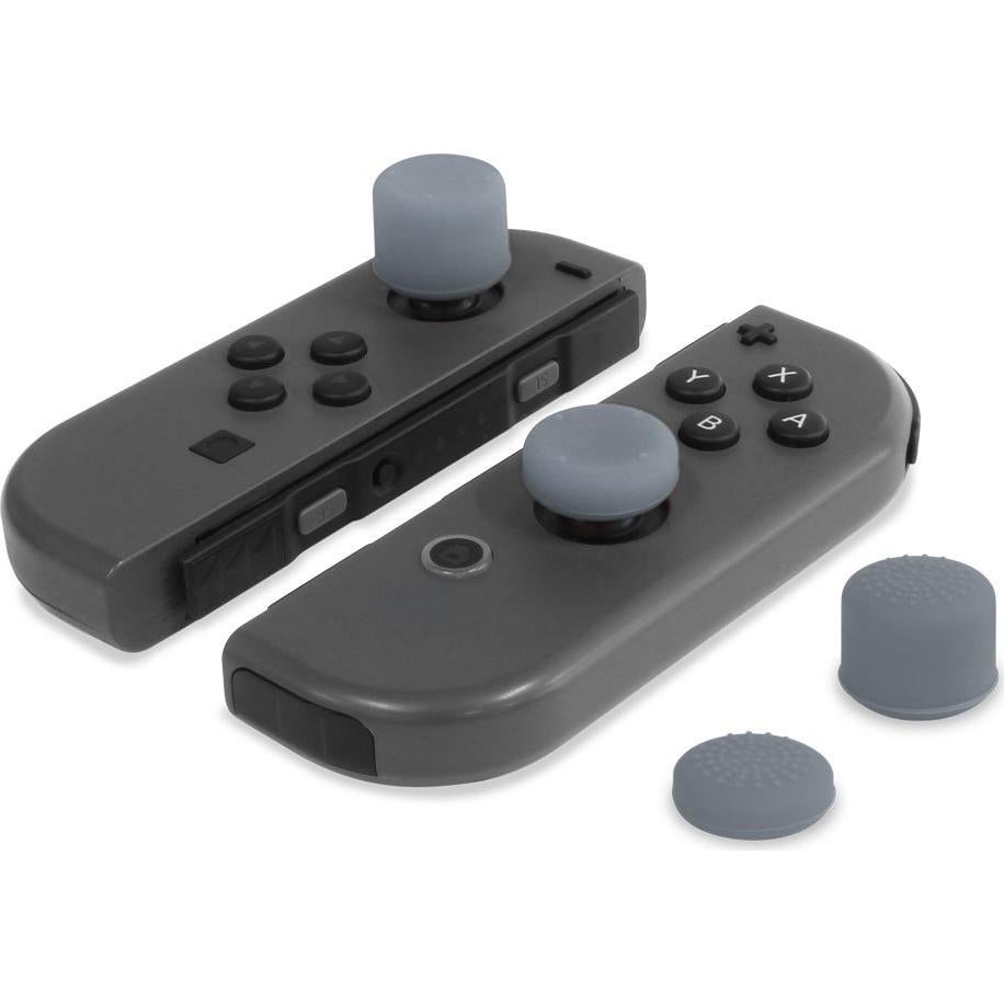 Grips de Silicona Hyperkin para Joy-Con Gris Neo - 8 Piezas