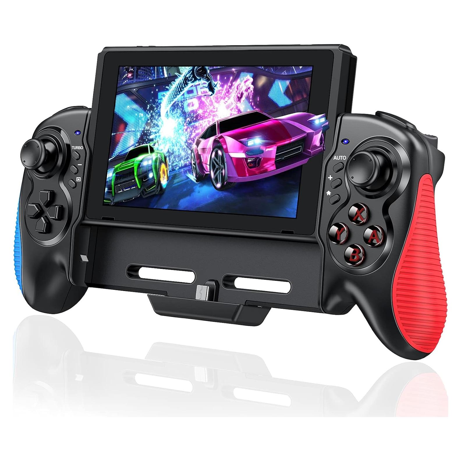 Controlador Switch SHENZHEN SAITAKE Rojo-Azul Ergonómico