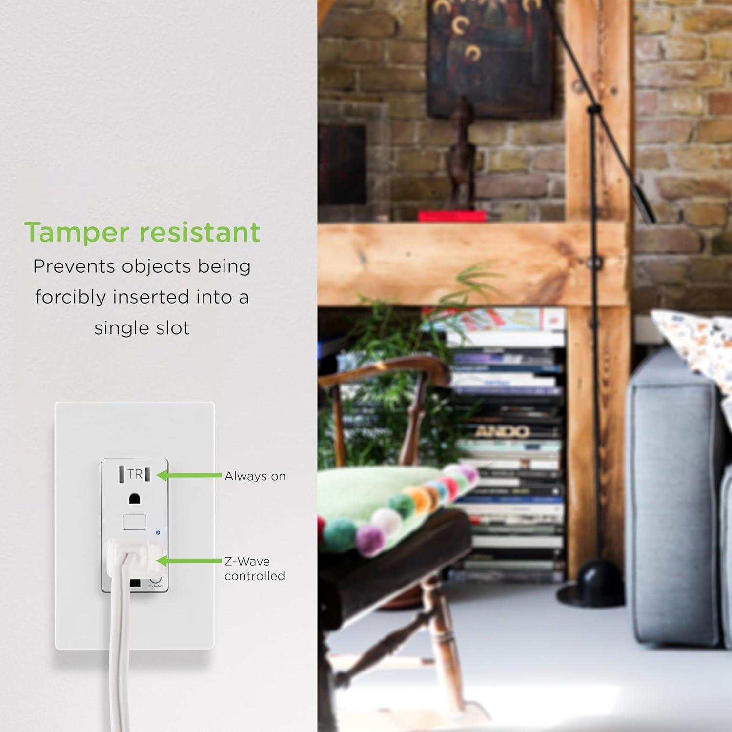 Enchufe Inteligente Enbrighten Z-Wave Plus 300W Blanco