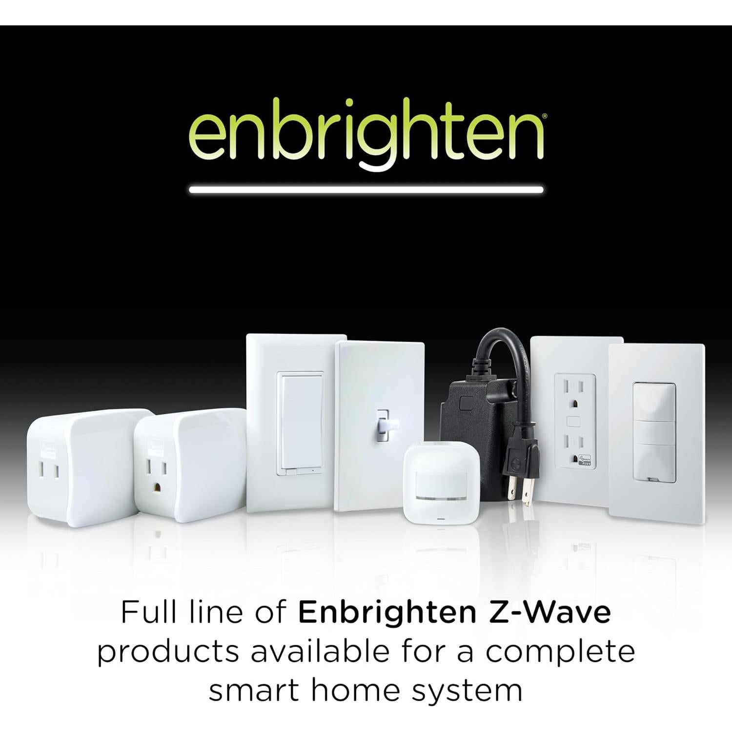 Enchufe Inteligente Enbrighten Z-Wave Plus 300W Blanco