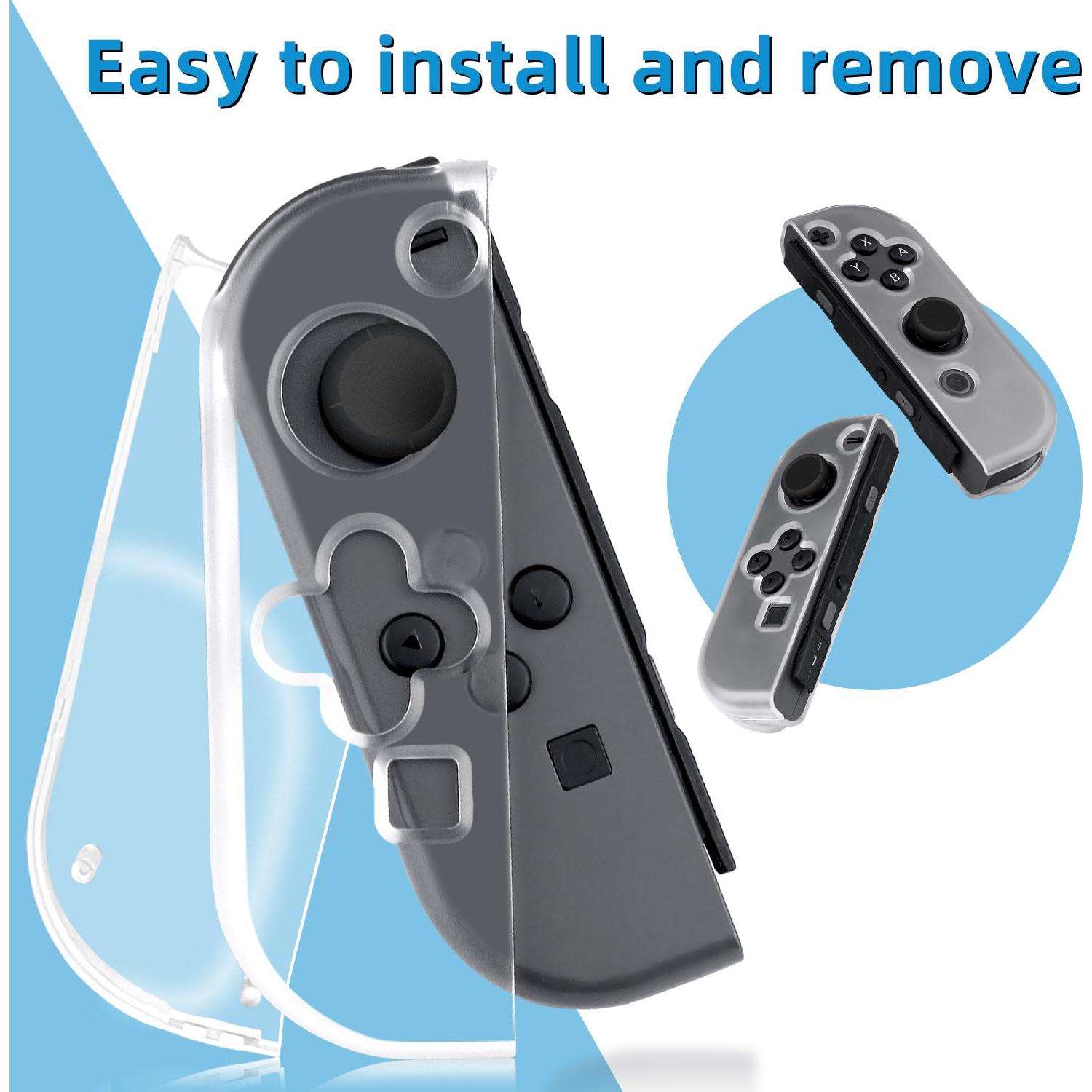 Funda Dura Transparente OSTENT para Joy-Con Nintendo Switch