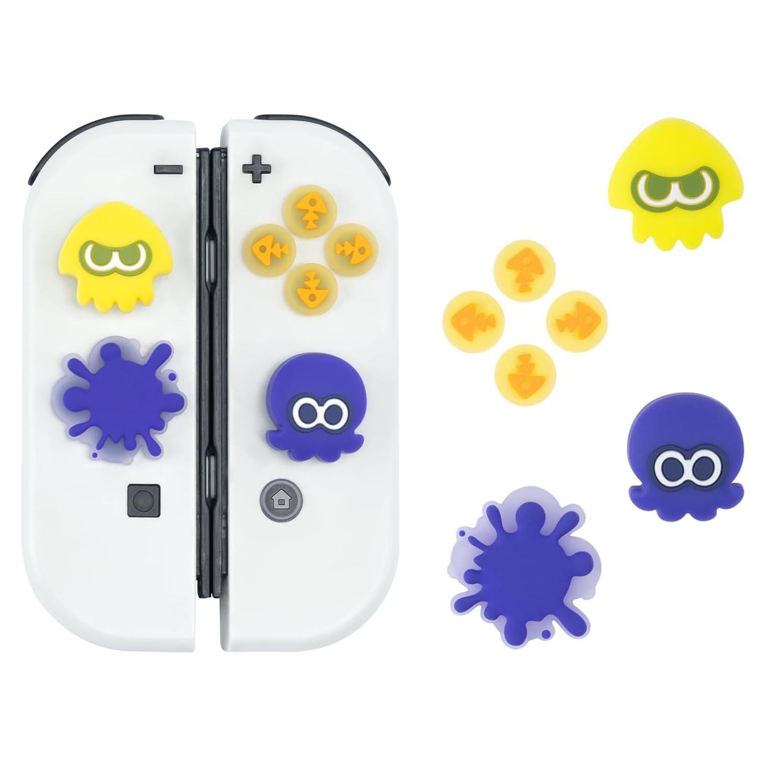 Juego de tapas de botones D-Pad WISHAVEN para Nintendo Switch