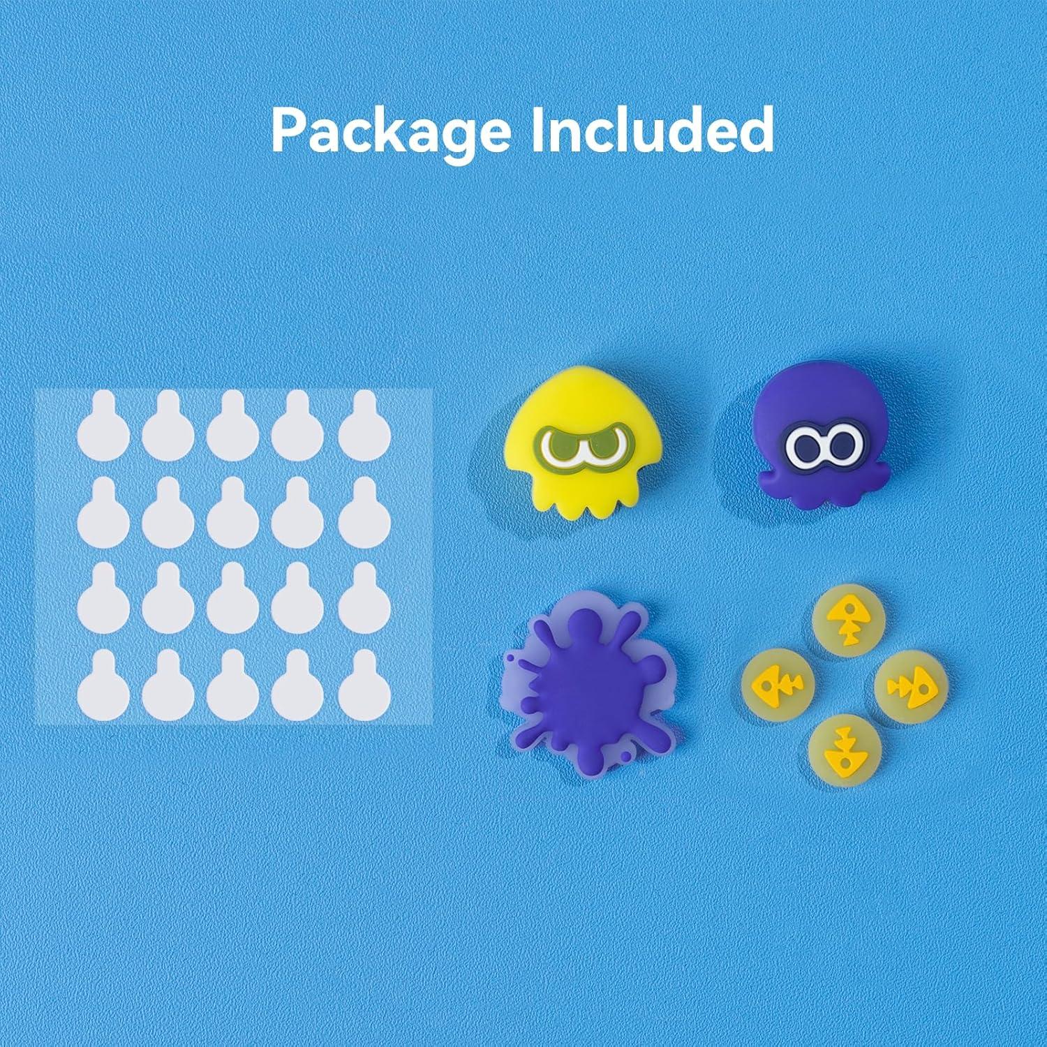 Juego de tapas de botones D-Pad WISHAVEN para Nintendo Switch