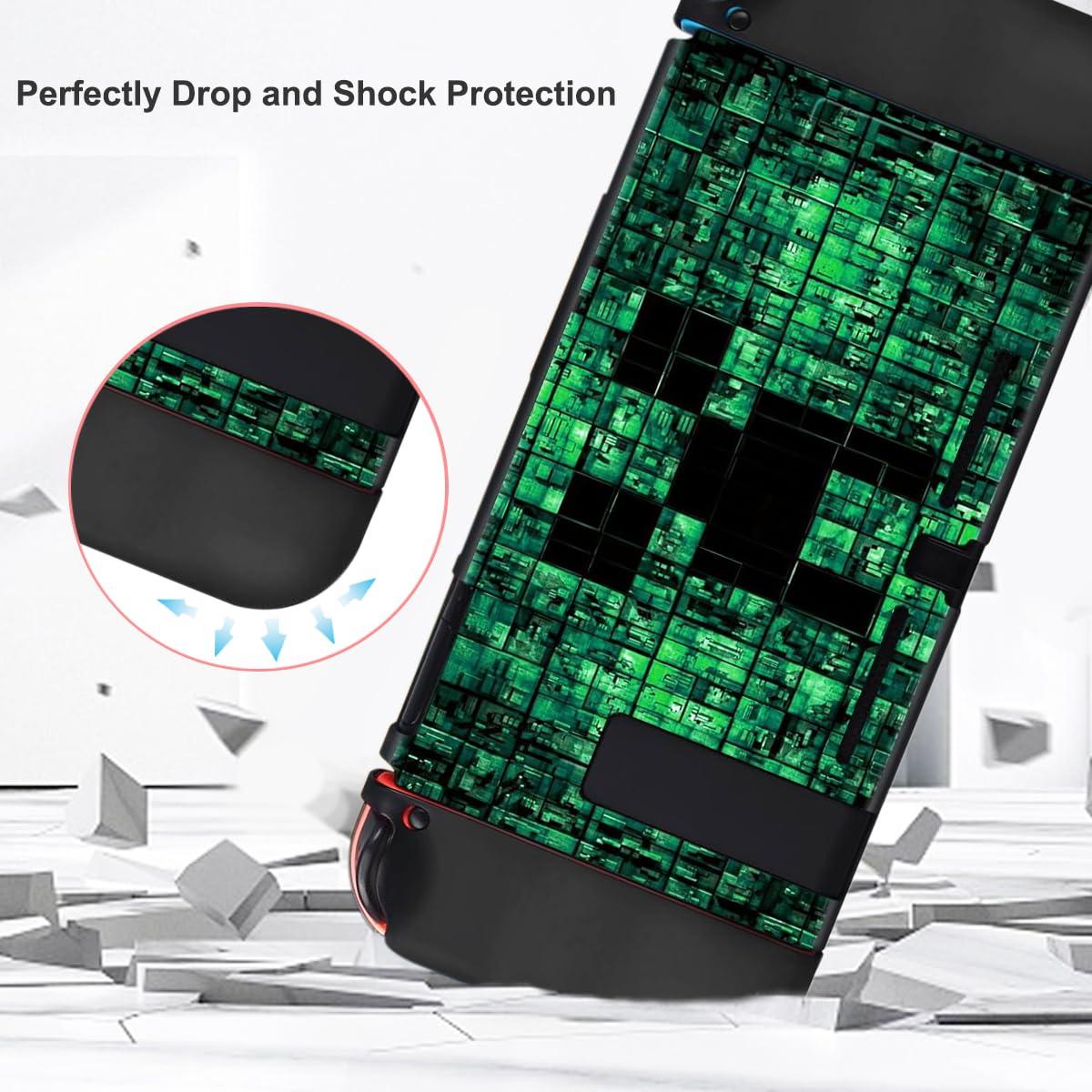 Funda Protectora para Nintendo Switch Sunmike Verde Dockable