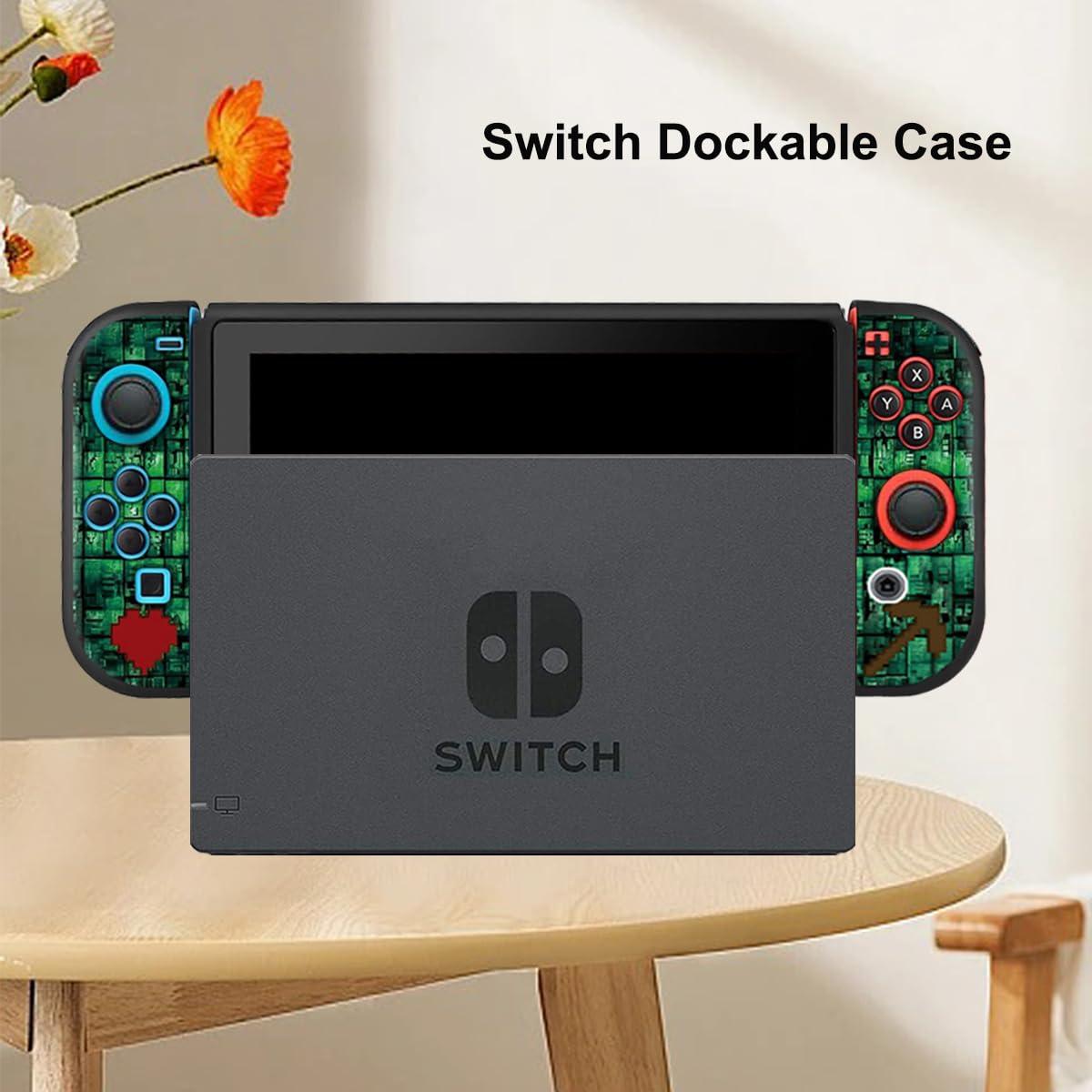 Funda Protectora para Nintendo Switch Sunmike Verde Dockable