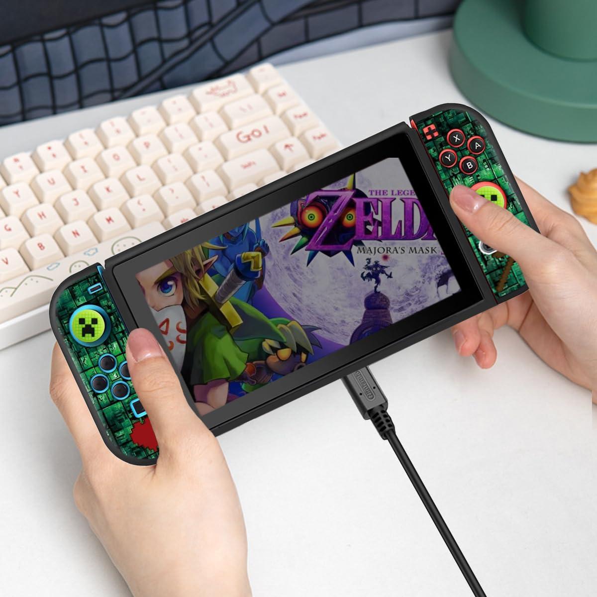 Funda Protectora para Nintendo Switch Sunmike Verde Dockable
