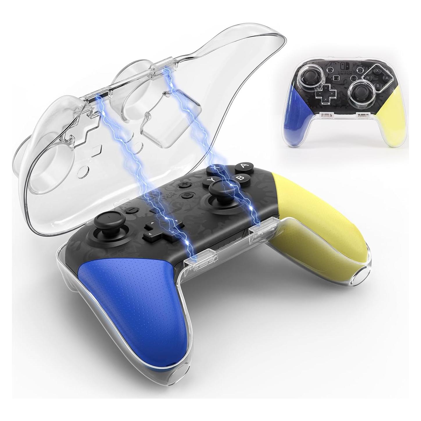 Funda Protectora IINE para Controlador Pro de Switch Transparente