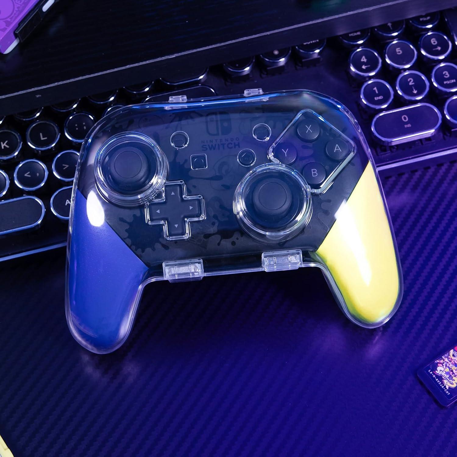 Funda Protectora IINE para Controlador Pro de Switch Transparente