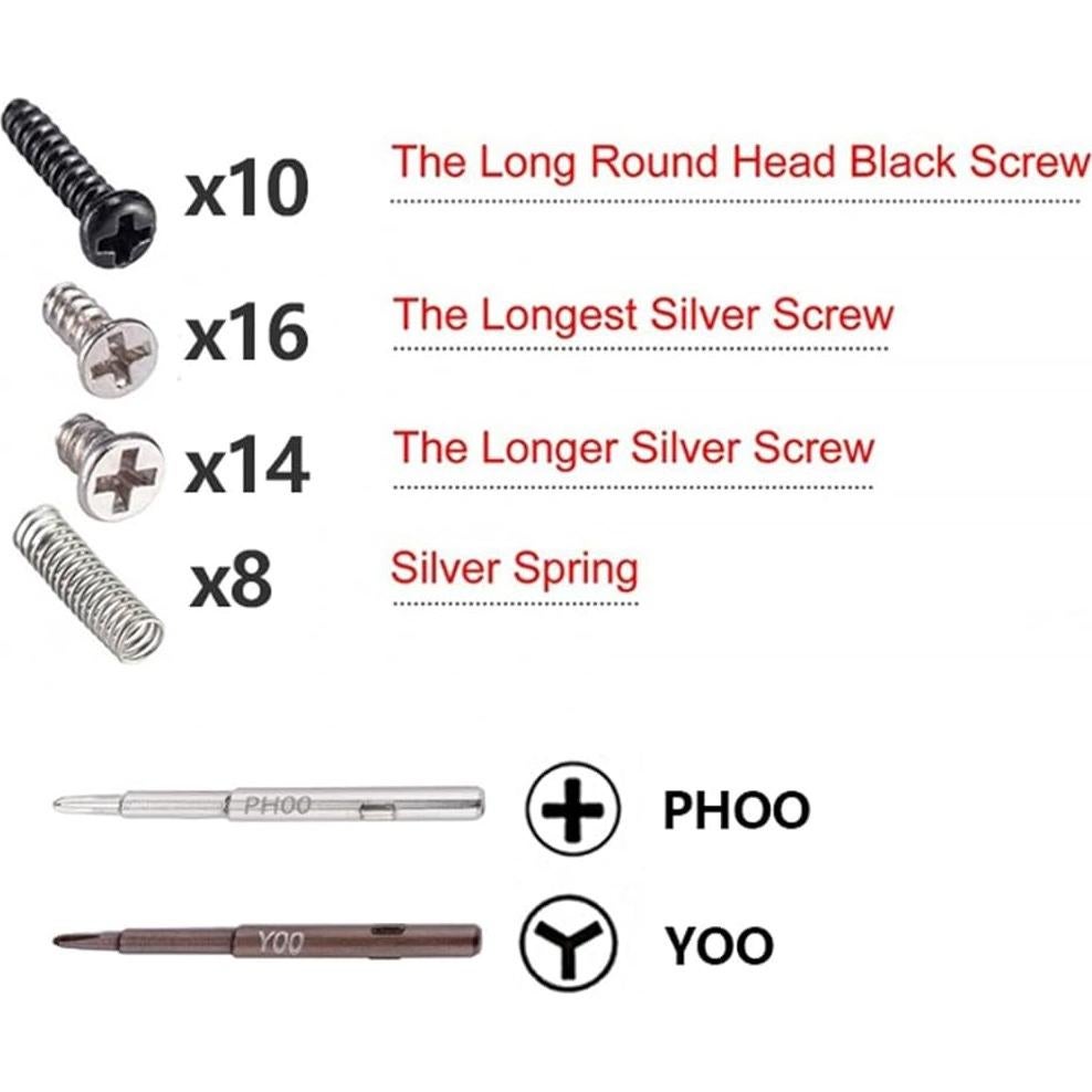 Carcasa Reemplazo Joycon eXtremeRate Negra para Switch