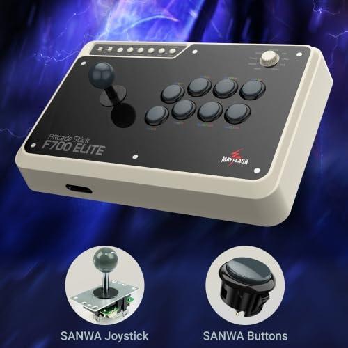 MAYFLASH F700 Elite Arcade Stick Sanwa para PS5, PS4, Switch
