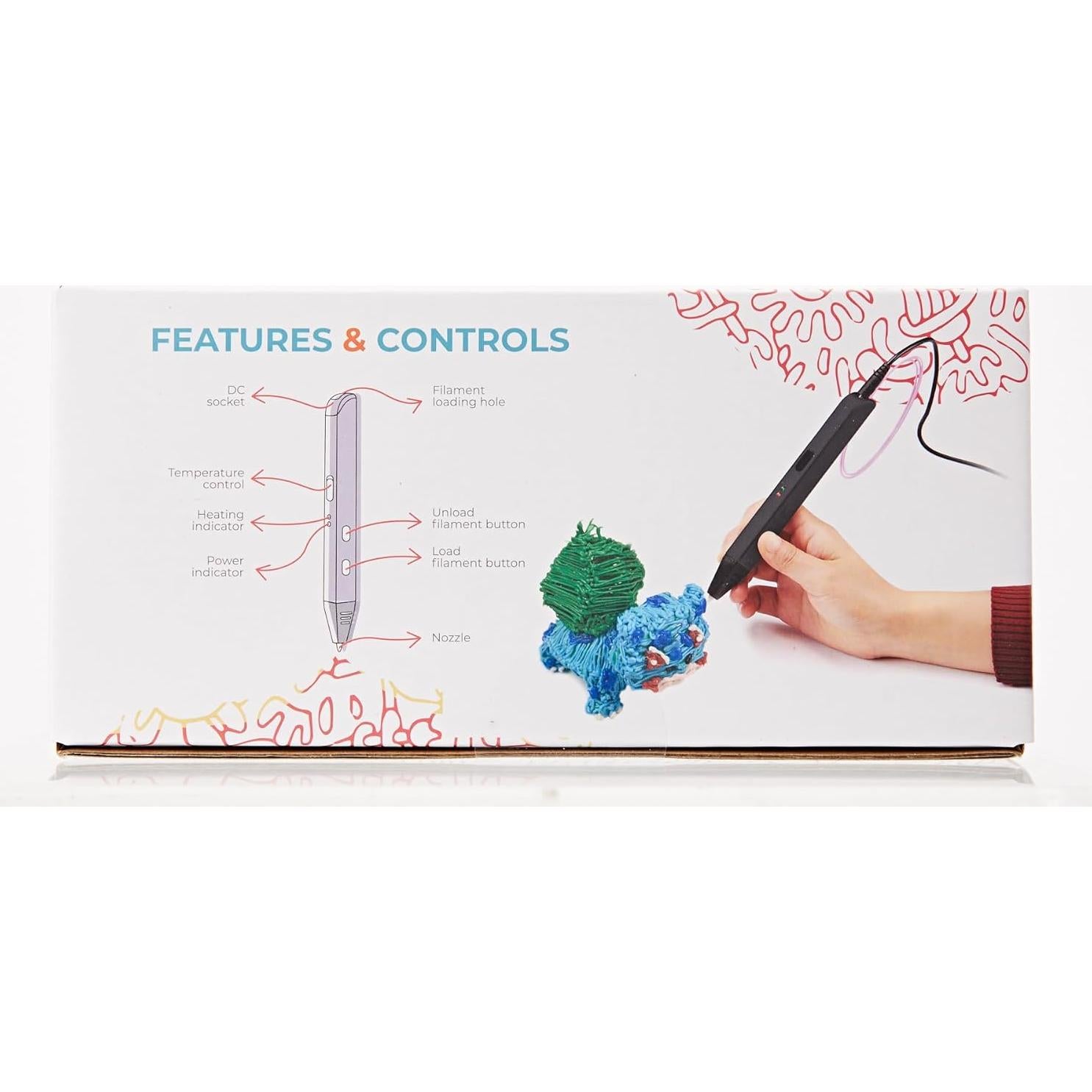 Bolígrafo 3D MYNT3D Super Pen ABS y PLA Control Velocidad