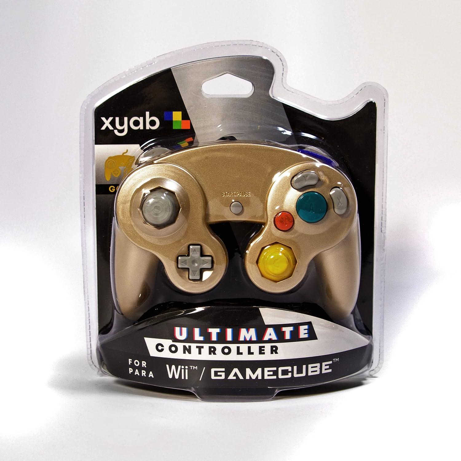 Controlador Joystick XYAB para Nintendo GameCube - Dorado