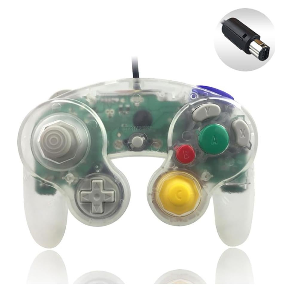 Controlador Clásico Reiso para Wii/GameCube Blanco