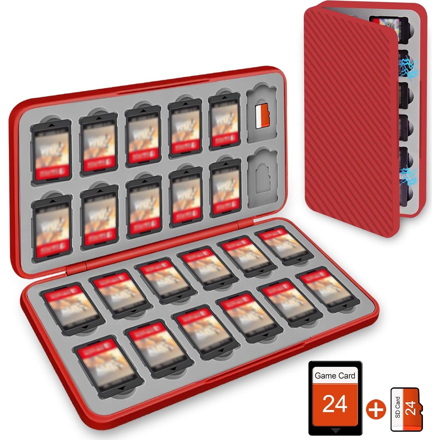 Estuche para Juegos Nintendo Switch AMOACCESSORIES Negro