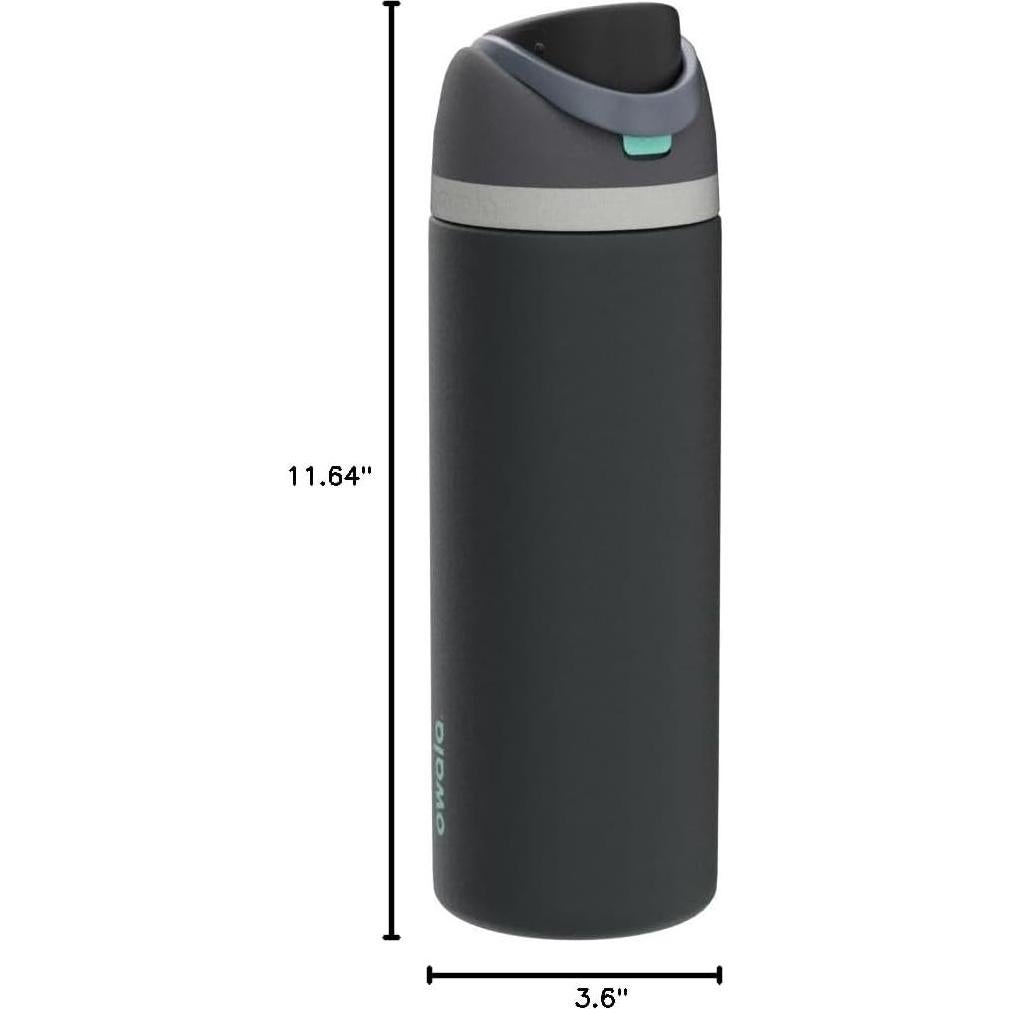 Botella de Agua Owala FreeSip 1.18 L Acero Inoxidable Marea Nublada