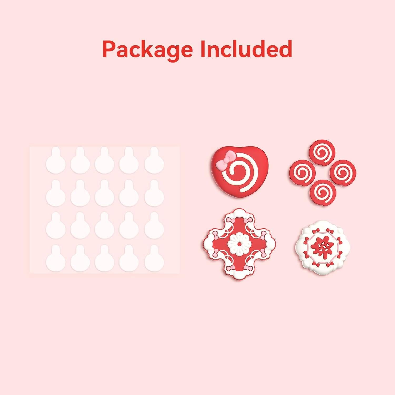 Tapas de Botones Yocore para Nintendo Switch - Pastel de Fresa