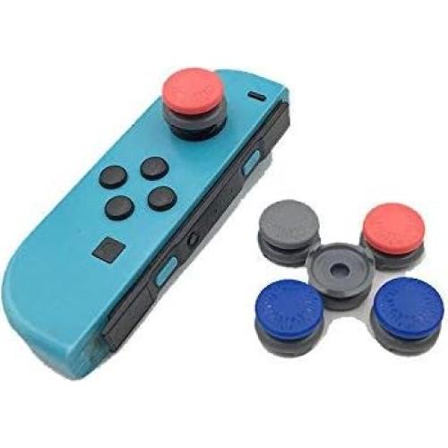Thumb Stick Extenders Joystick Cap Analog Grip Thumbsticks Cap Cover Case for Switch NS Controller (2pcs Red)
