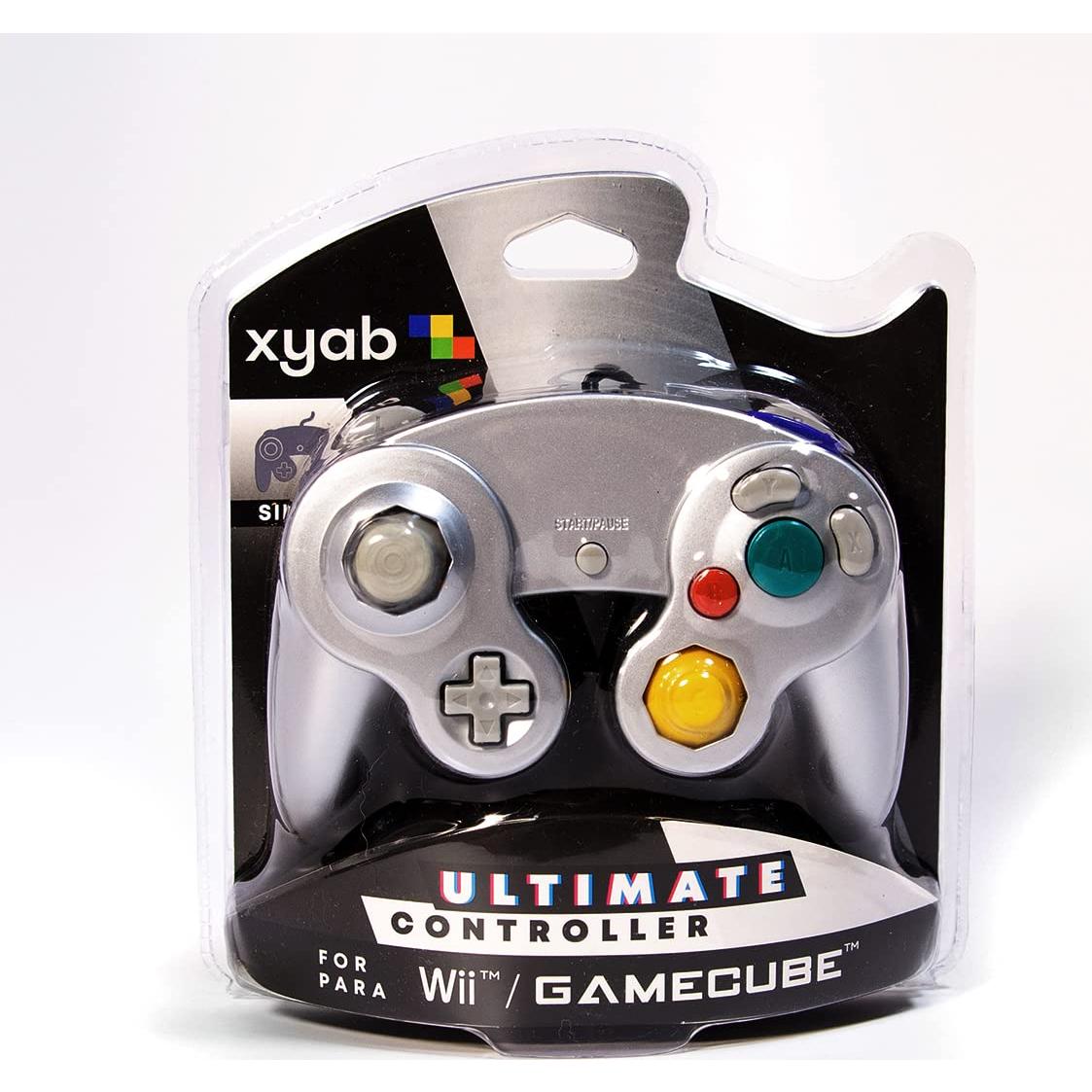 Controlador Joystick XYAB para Nintendo GameCube - Plata