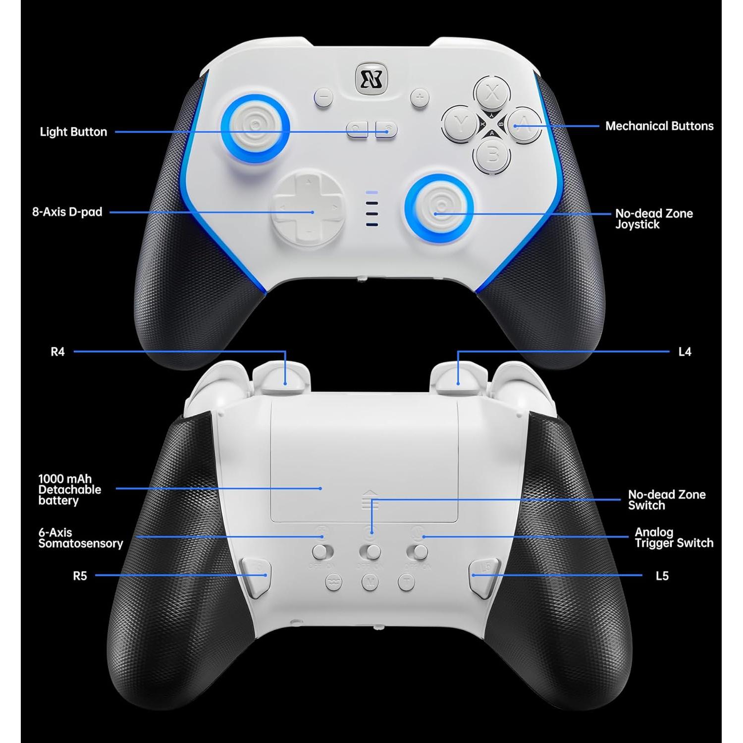 Controlador Pro BINBOKPLAY para Switch y PC Inalámbrico