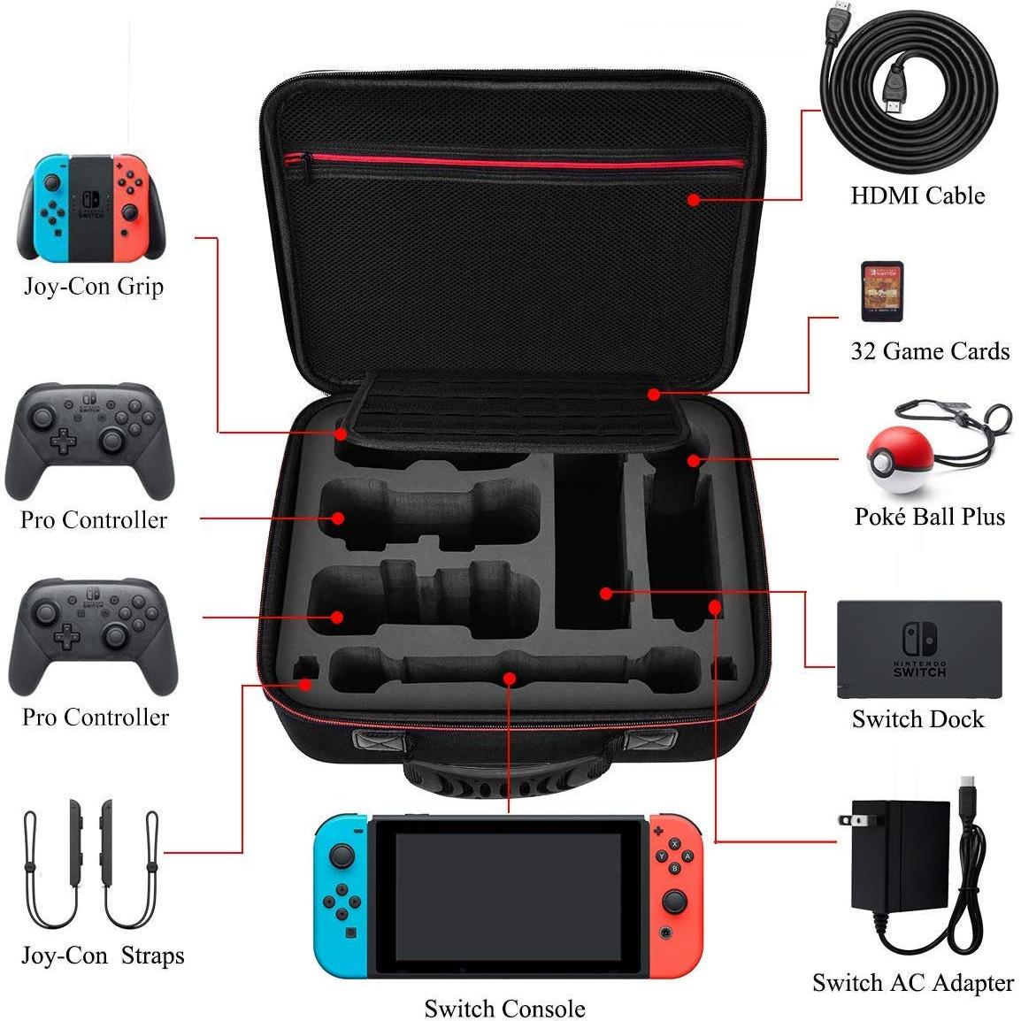 Funda de Transporte Diocall para Nintendo Switch y OLED
